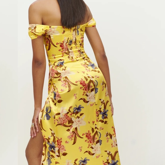 Reformation Genesis Silk Dress Size 4 - Picture 3 of 9